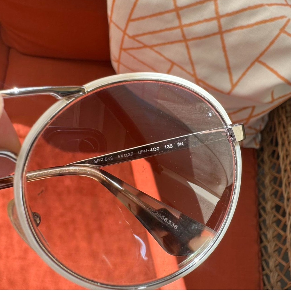 Prada Gold-Toned Round Sunglasses - Picture 4 of 4